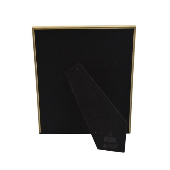 Burnes of Boston Gold Tone Picture Frame 8x10 Mat Beaded Rope Edge Vintage Style - Picture 4 of 6